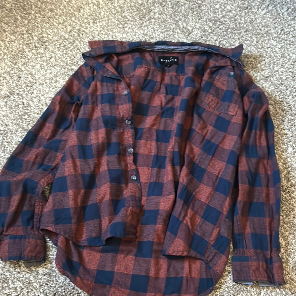 Red and black plaid flannel